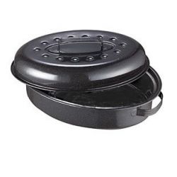 Schwarzer Kochtopf aus emailliertem Stahl, geeignet für Solarkocher - 800g, 2,5 Liter - POT COOKUP - Brother Solar