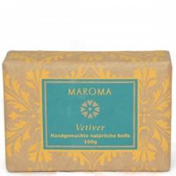 Bio Seife Natur mit Vetiver - 100 g - Maroma Auroville