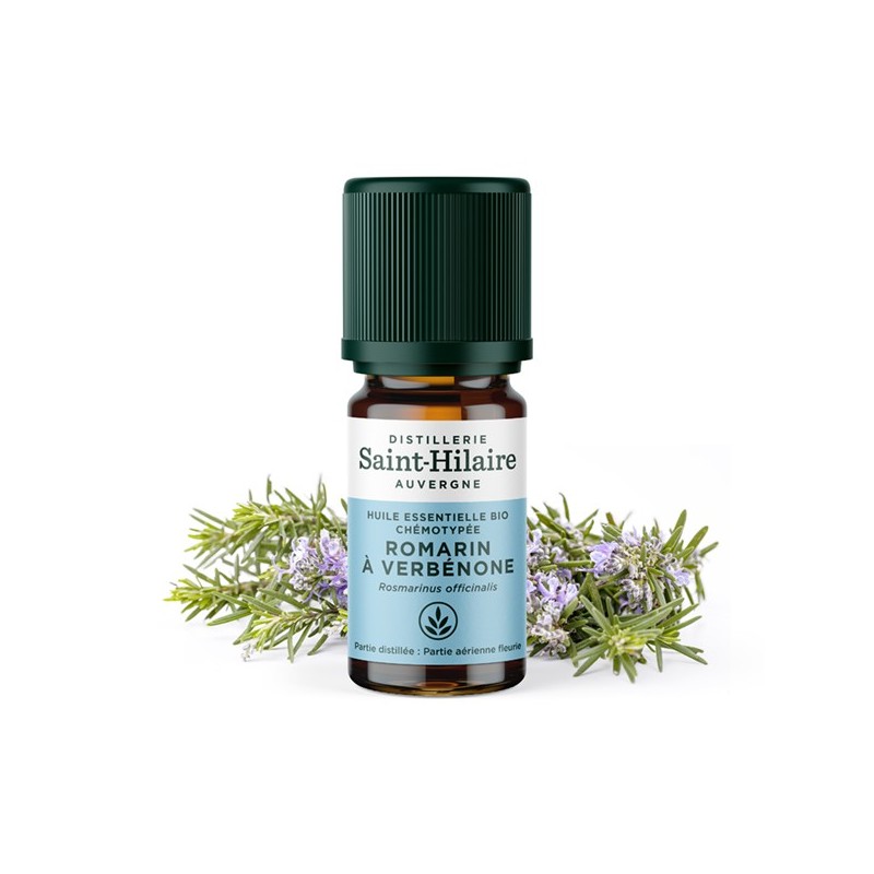 Huile essentielle BIO de Romarin Verbénone - 5ml - De Saint Hilaire