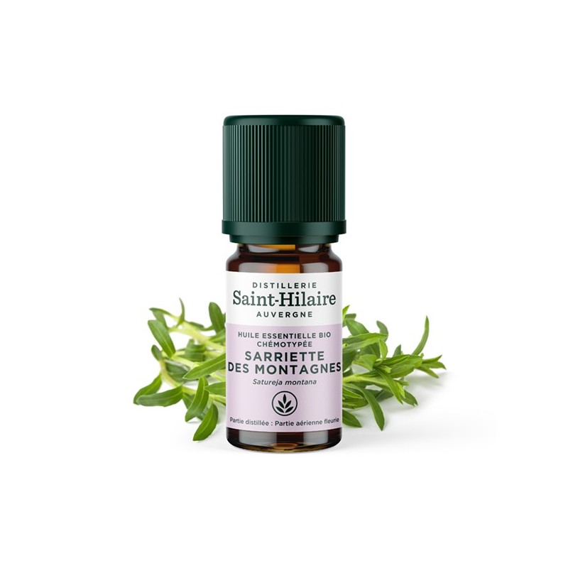 Huile essentielle BIO de Sarriette des Montagnes - 5ml - De Saint Hilaire