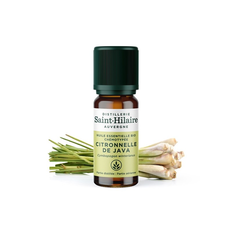 Huile essentielle BIO de Citronnelle De Java - 10ml - De Saint Hilaire