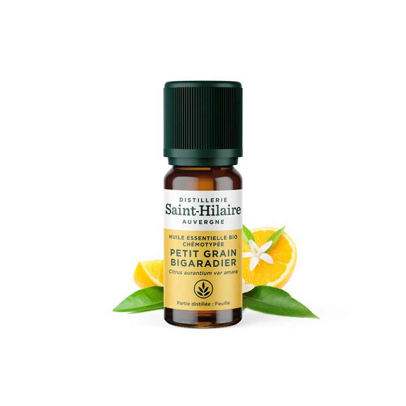 Huile essentielle BIO de Petit Grain Bigaradier - 10ml - De Saint Hilaire
