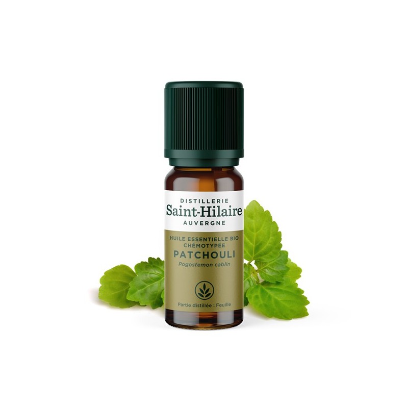 Huile essentielle BIO de Patchouli - 10ml - De Saint Hilaire