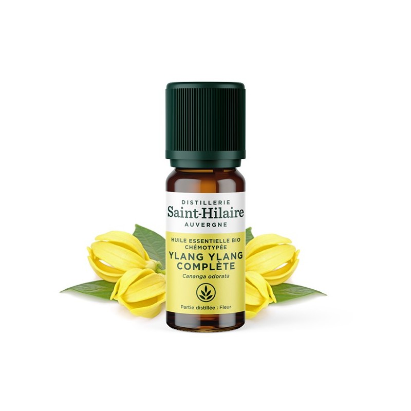 Huile essentielle BIO d'Ylang Ylang Complète - 10ml - De Saint Hilaire