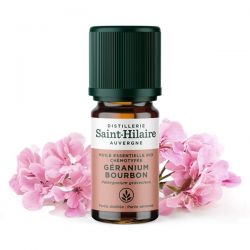Huile essentielle BIO de Géranium Bourbon - 5ml - De Saint Hilaire