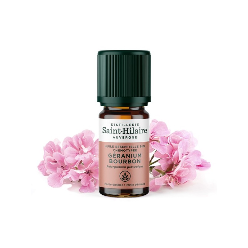 Olio essenziale di Geranio Bourbon - 5ml - De Saint Hilaire
