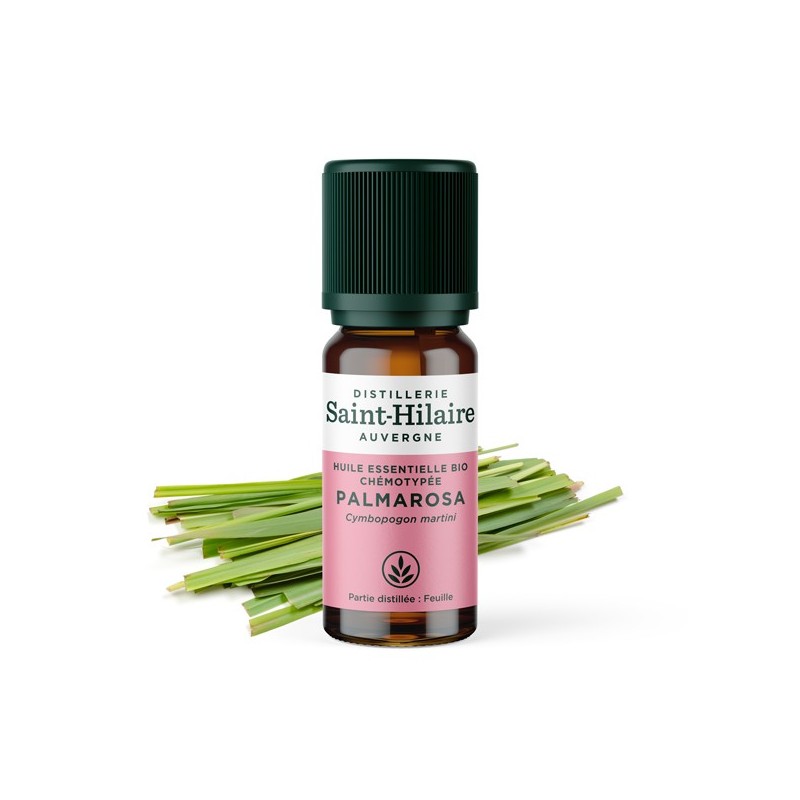 Huile essentielle BIO de Palmarosa - 10ml - De Saint Hilaire