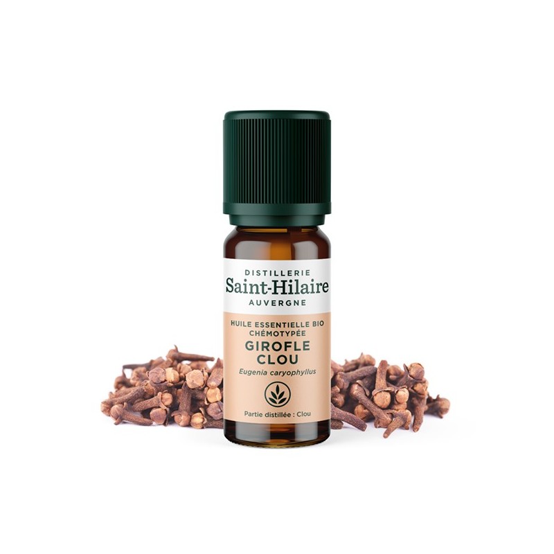 Huile essentielle BIO de Girofle Clou - 10ml - De Saint Hilaire
