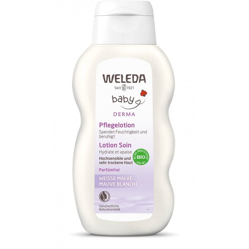 Baby Derma Malva Bianca Crema Fluida - 200ml - Weleda