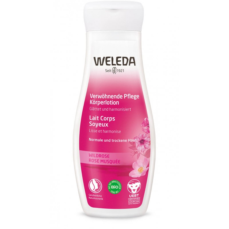 Latte per il corpo setoso con rosa canina - 200ml - Weleda