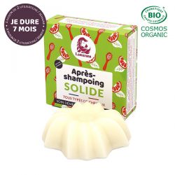 Fester Conditioner, Entwirrende Pflege & Glanz - Zitrusfrüchte und Basilikum - 70g - Lamazuna