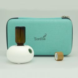 Diffusore di olio essenziale nomade ultra-bollente con custodia da viaggio, TORELIA - Innobiz