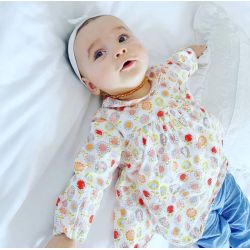 Collana in ambra per bambini, allevia il mal di denti e lenisce - MIELE - 32cm - Irréversible Bijoux