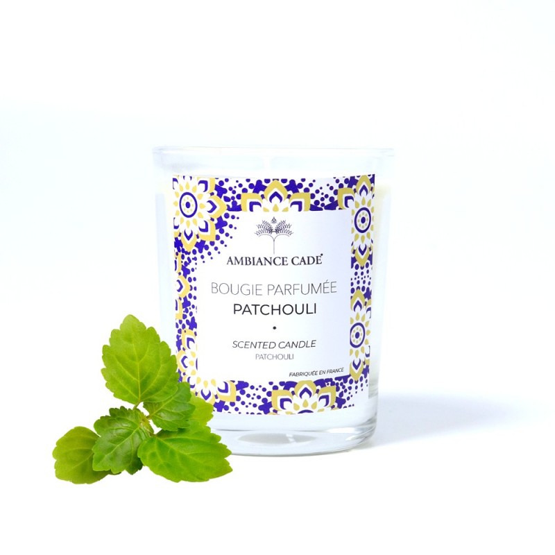 Cade Öl-Kerze, Patchouli-Parfüm - 400g, ca. 45h - Ambiance Cade