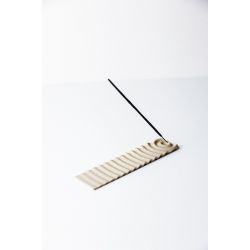Räucherstäbchenhalter aus Holz und Stärke 3D-Druck - Welle, Goldkiefer - COPO Design