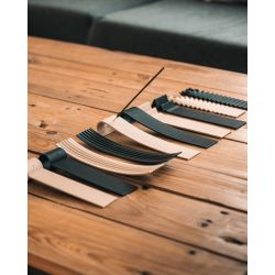 Porta incenso in legno e amido stampato in 3D - Balance, Golden pine - COPO Design