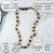 Collana in ambra per bambini, allevia il mal di denti e lenisce - MULTI - 32cm - Irréversible Bijoux