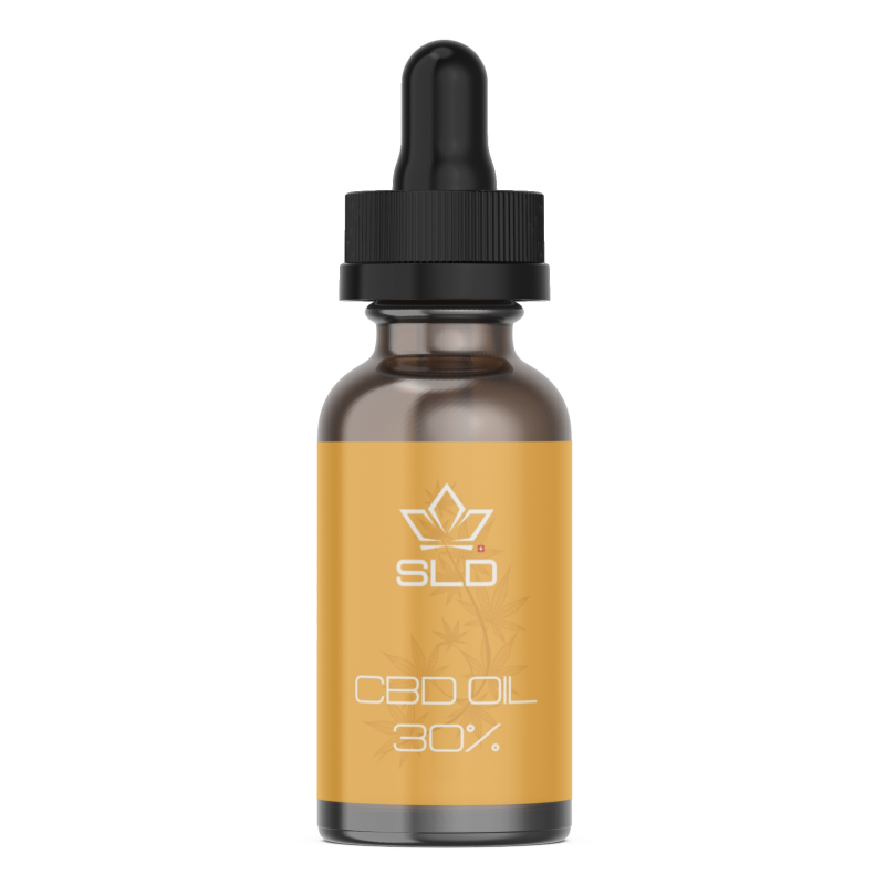 Olio di CBD 30% certificato organico e coltivato nel Vallese, Spettro completo - 10ml - La Salade