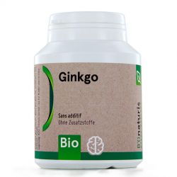 Ginkgo BIO 250mg - Gedächtnis, Energie & Kopfschmerzen - 120 Kapseln - BIOnaturis