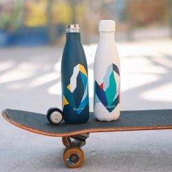 Bouteille en inox isotherme à double paroi, "Altitude" MOD - MODml - Qwetch 