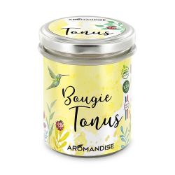 Candela da camera "Tonus" 100% naturale con cera di soia, 30h - 150g - Aromandise