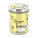 Bougie d'ambiance "Tonus" 100% naturelle à la cire de soja, 30h - 150g - Aromandise