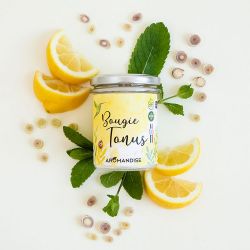 Candela da camera "Tonus" 100% naturale con cera di soia, 30h - 150g - Aromandise