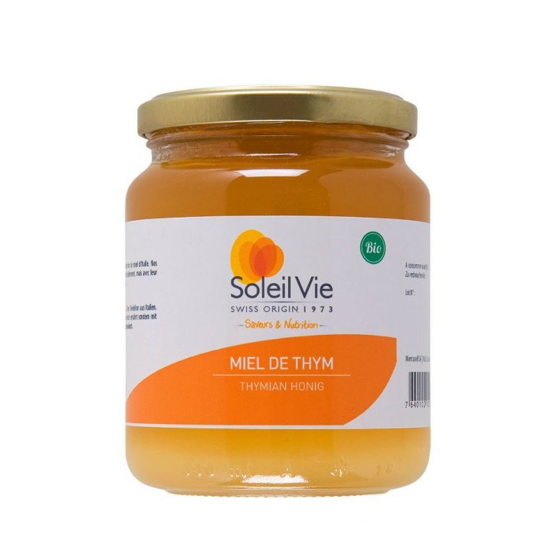 Bio-Thymianhonig aus Italien - 500g - Soleil Vie