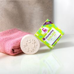 Festes Shampoo für fettiges Haar mit ätherischen Ölen - Mit Ghassoul - 70g - Lamazuna