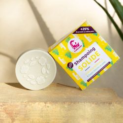 Festes Shampoo für normales Haar mit ätherischen Ölen - Weiße und grüne Tonerde - 70g - Lamazuna