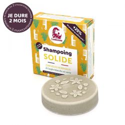 Shampoing solide pour cheveux normaux aux huiles essentielles - Argile blanche et verte - 70g - Lamazuna
