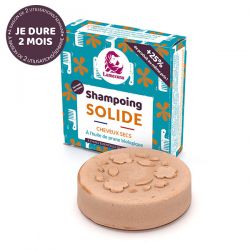 Shampoo solido per capelli secchi con oli essenziali - Olio di prugna - 70g - Lamazuna