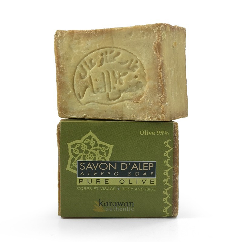 Sapone di Aleppo "Oliva pura" (95%) - 200g - Karawan