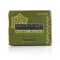 Sapone di Aleppo "Oliva pura" (95%) - 200g - Karawan