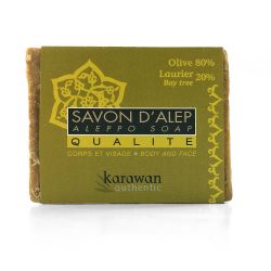Sapone di Aleppo "Qualità" (20% di alloro) - 200g - Karawan