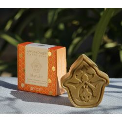 Sapone di Aleppo profumato "Iskendar", con note di agrumi - 100g - Karawan
