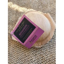 Sapone Ayurvedico al Bergamotto rigenerante, nella sua foglia di palma - 100g - Karawan