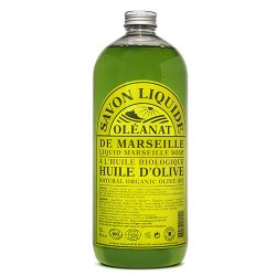 Flüssige Seife aus Marseille mit Bio-Olivenöl - 1 Liter - Oléanat