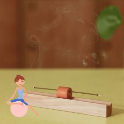 Incenso giapponese, Aromambiance, Profumo e deodorante - Cannella - 30pces - Les Encens du Monde