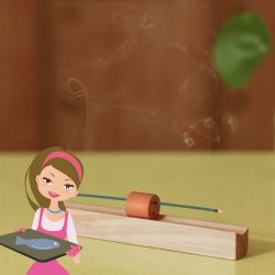 Encens japonais, Aromambiance, Parfum et désodorise - Aqua - 30pces - Les Encens du Monde