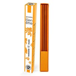 Encens japonais, Aromambiance, Parfum et désodorise - Mandarine - 30pces - Les Encens du Monde