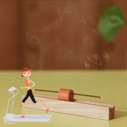 Japanische Räucherstäbchen, Aromambiance, Parfum und Desodorierung - Mandarine - 30St. - Les Encens du Monde