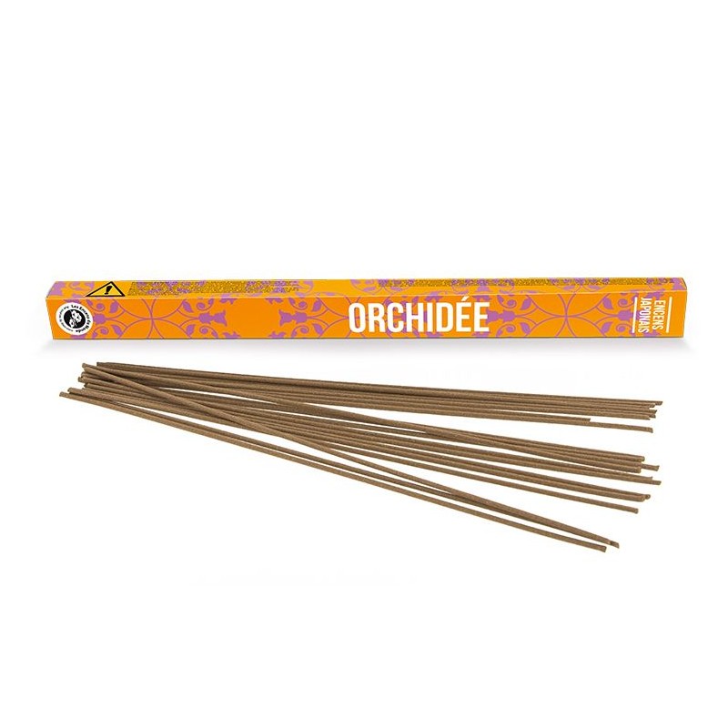Japanische Räucherstäbchen "Entdeckung", Qualität zum kleinen Preis, Orchidee - 12x 50min. - Les Encens du monde