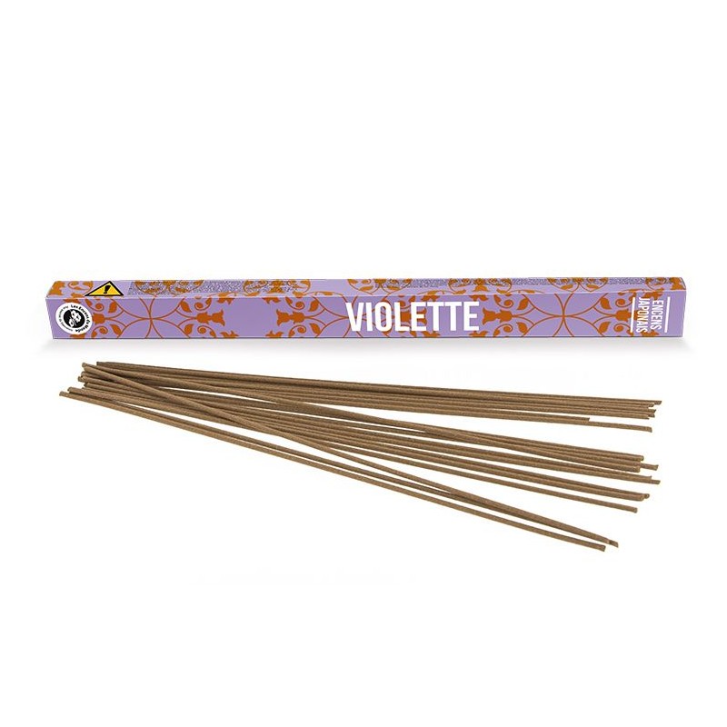 Japanische Räucherstäbchen "Entdeckung", Qualität zum kleinen Preis, Violette - 12x 50min. - Les Encens du monde