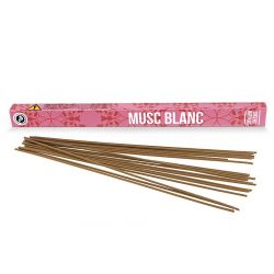 Encens japonais "Découverte", la qualité à petit prix, Musc blanc - 12x 50min. - Les Encens du monde