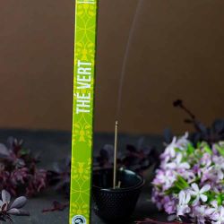 Japanische Räucherstäbchen "Entdeckung", Qualität zum kleinen Preis, Grüner Tee - 12x 50min. - Les Encens du monde