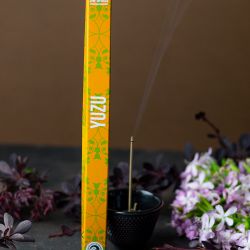 Japanische Räucherstäbchen "Entdeckung", Qualität zum kleinen Preis, Yuzu - 12x 50min. - Les Encens du monde
