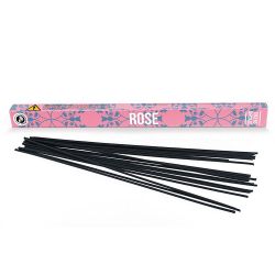Japanische Räucherstäbchen "Entdeckung", Qualität zum kleinen Preis, Rose - 12x 50min. - Les Encens du monde