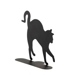 Porta incenso a spirale in ferro, Gatto Nero - Les encens du monde