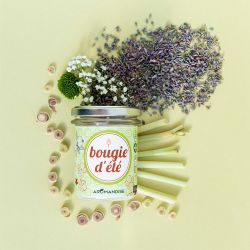 Candela estiva in cera di soia 100% naturale - 150g - Aromandise